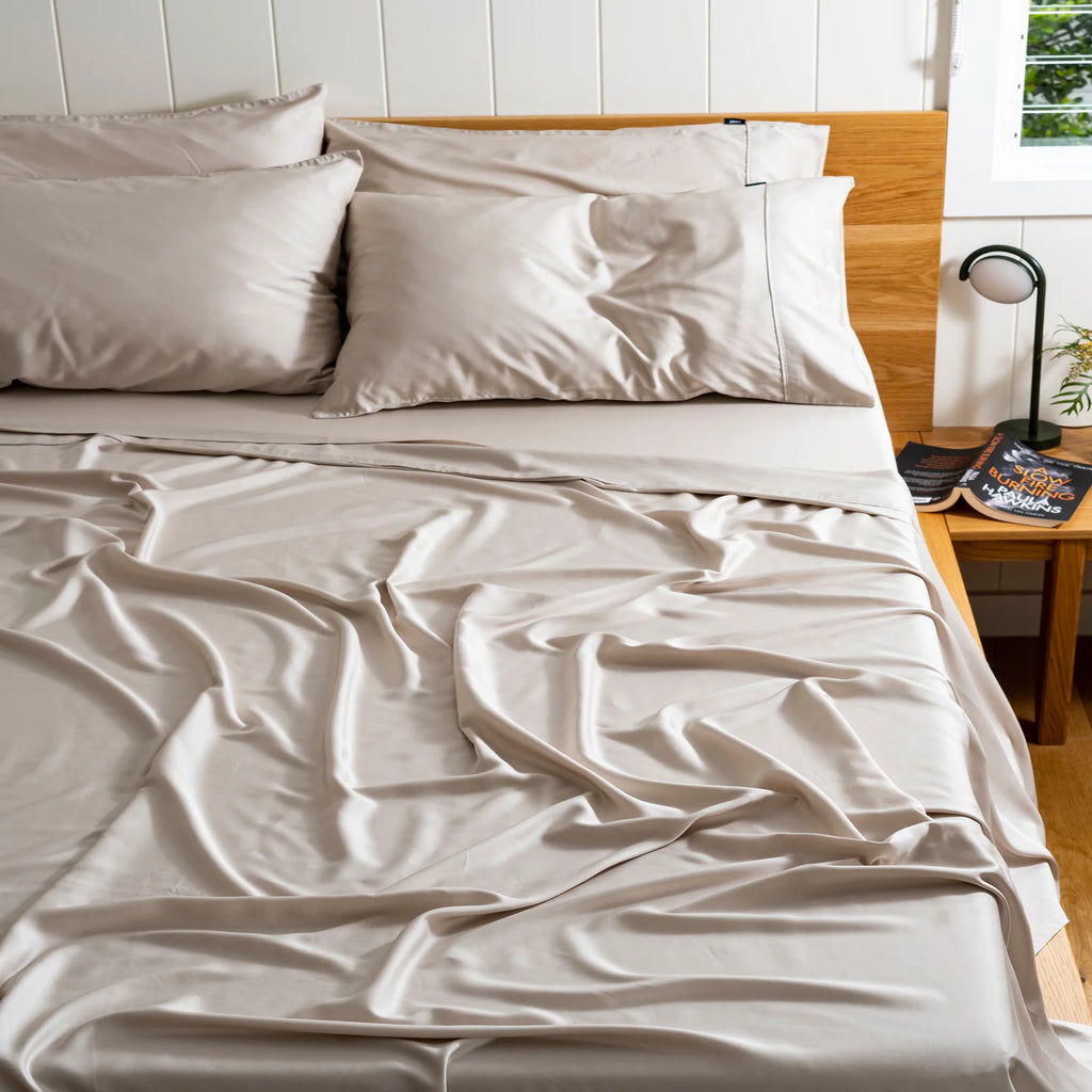 Cooling Bamboo Sheet Set Oatmeal