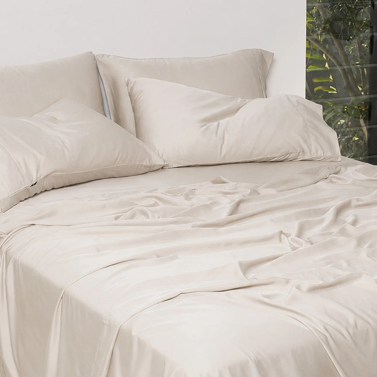 Cooling Bamboo Sheet Set Oatmeal